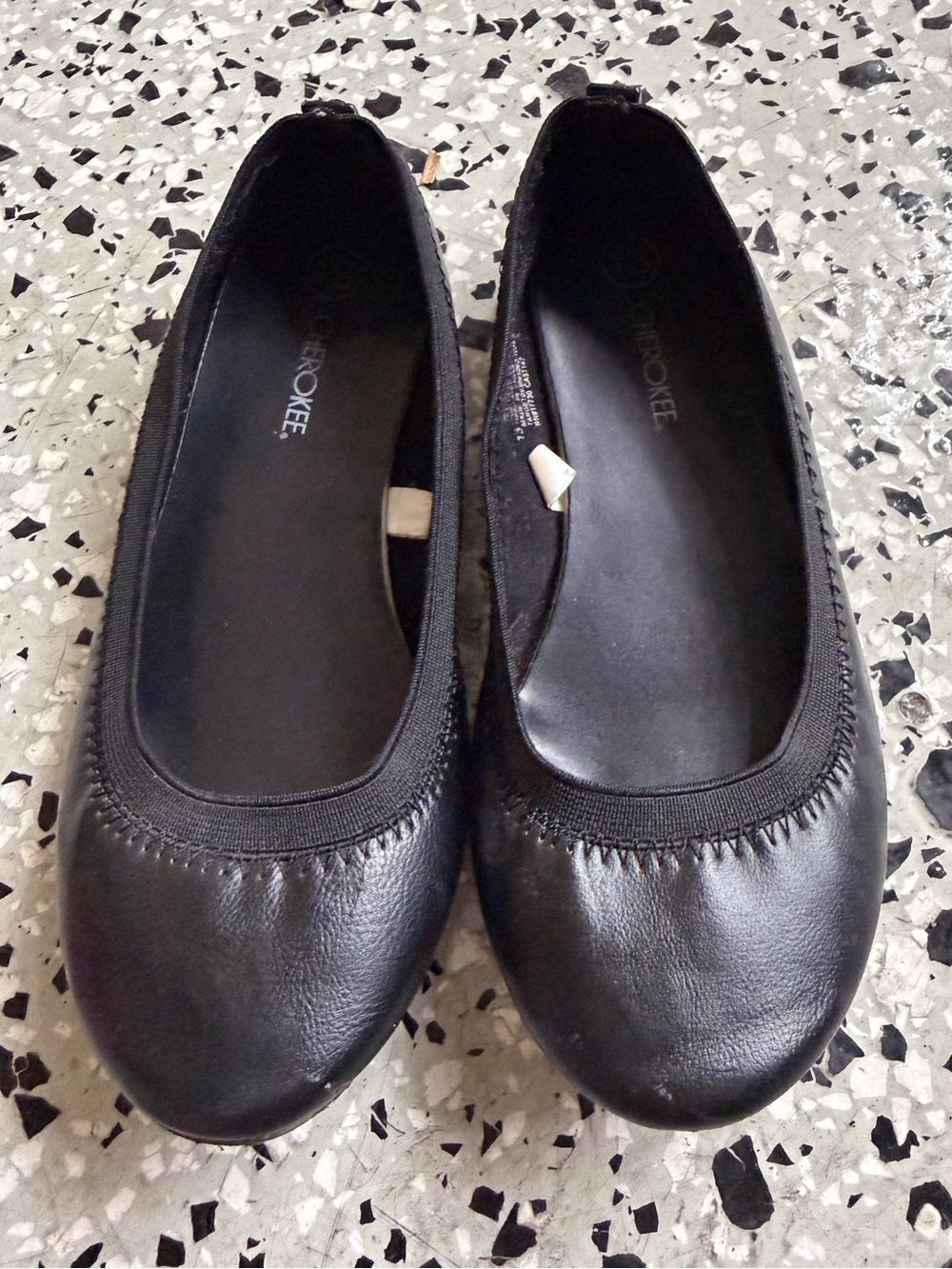 Cherokee Black Girls size 13  Ballet Flats